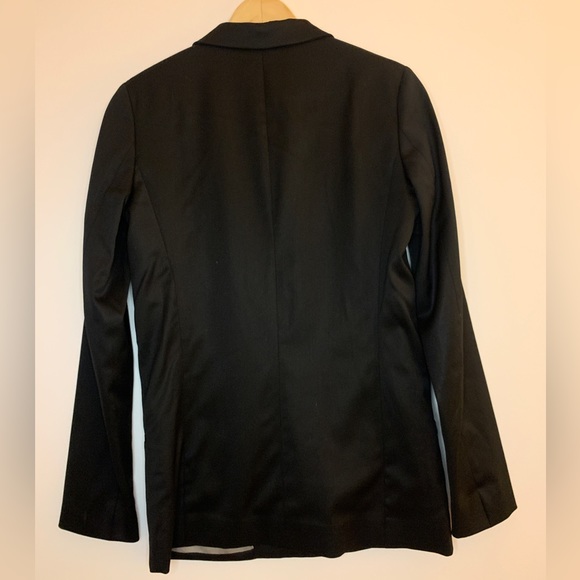 Massimo Dutti woman’s CROSSOVER  SUIT BLAZER - Picture 3 of 5